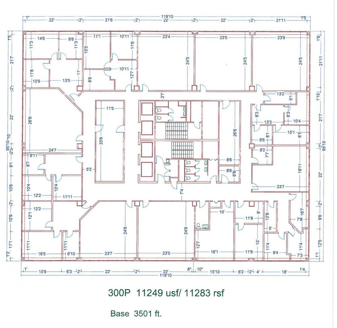 Floor Plan for unit 300P at 20755 Greenfield Rd - 3rd Floor Southfield, MI 48075