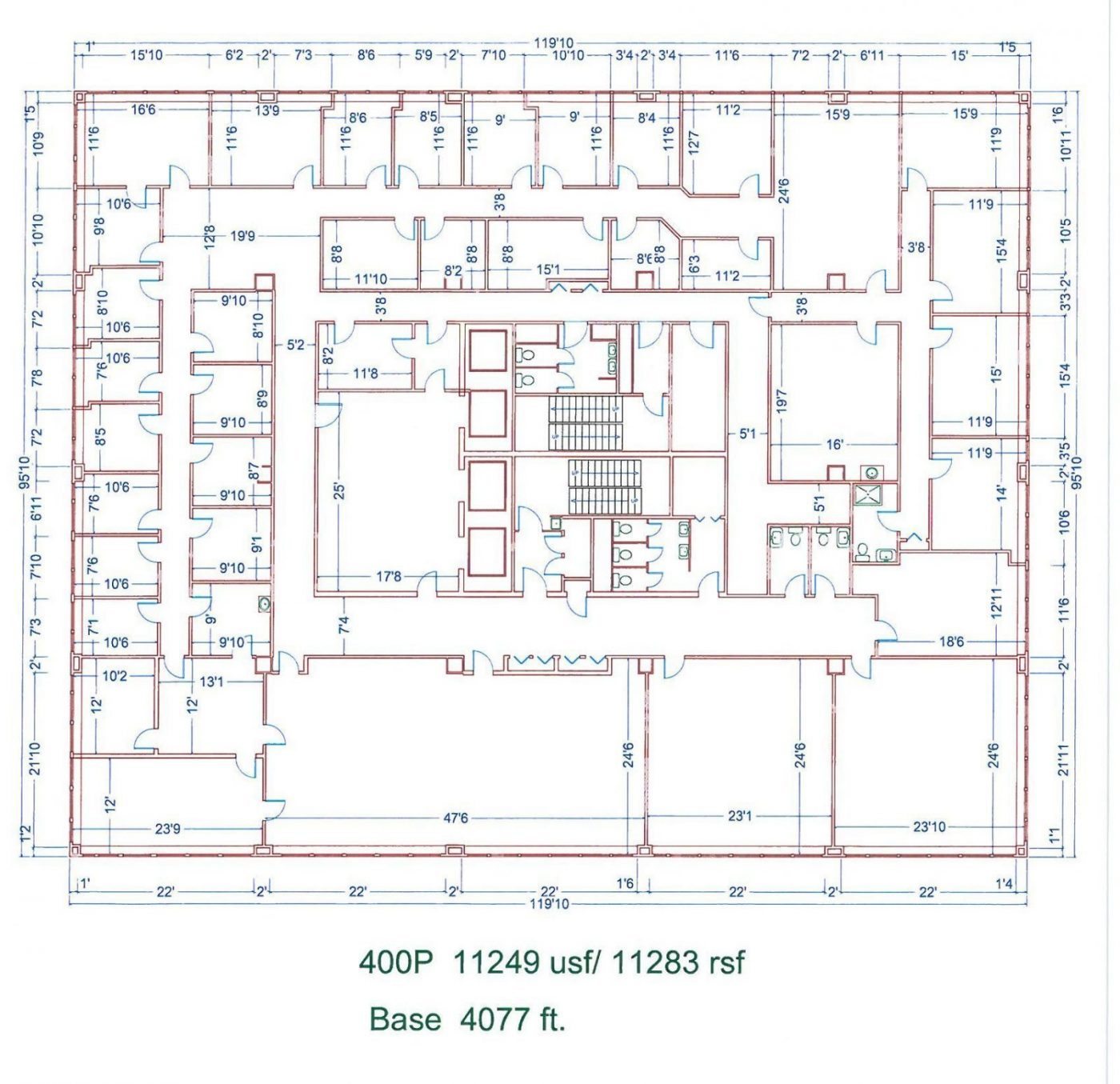 Floor Plan for unit 400P at 20755 Greenfield Rd - 4th Floor Southfield, MI 48075