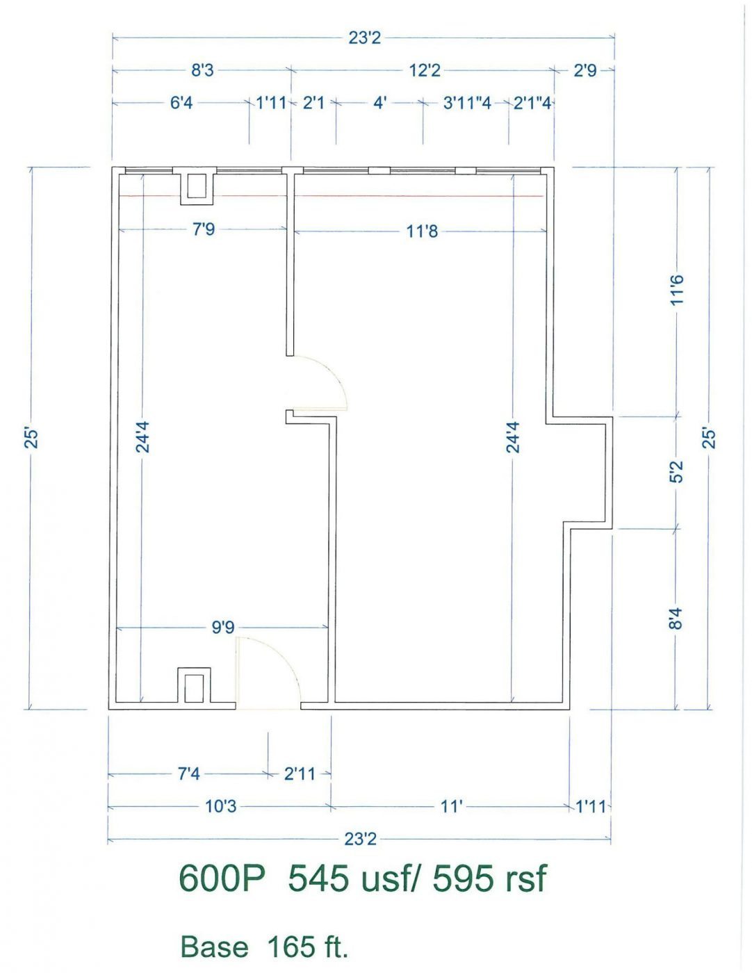 Floor Plan for unit 600P at 20755 Greenfield Rd - 6th Floor Southfield, MI 48075